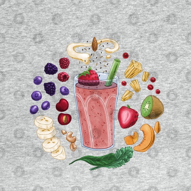 Smoothie Diagram by SarahWrightArt